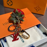 Pre Order Strawberry Luxury Logo Keychain