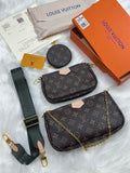 Pre Order Luxury Lv Trio bag with chain