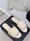 Pre Order Luxury Logo Velcro Slides