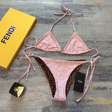Pre Order Luxury Double F Design Bikini Set (2 Colours)