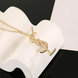 Pre Order Luxury Letter Drop Necklace