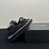 Pre Order Crochet Luxury Gold Logo Sandals