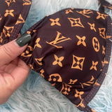 Pre Order Luxury Brown Logo Design Bikini Set