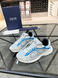 Pre Order Luxury Logo Trainers In Blue