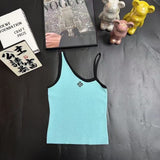 Pre Order Luxury Logo Strap Design Crop Top
