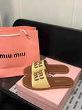 Pre Order Luxury Double M Logo Slides