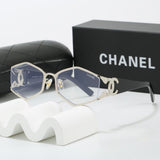 Pre Order Luxury Metal Frame Logo Cat Eye Sunglasses (5 Colours)