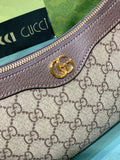 Pre Order Brown Luxe Logo Design Shoulder Bag