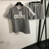 Pre Order Luxury Logo T-shirt & Short Set (3 Colours)