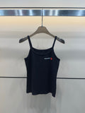 Pre Order Strap Vest Top With Luxury Logo