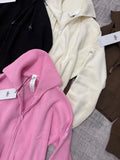 Pre Order High Neck Zip Up Jumper