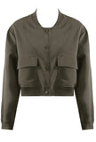 Bomber Jacket In Khaki