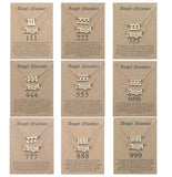 Gold Angel Number Necklace