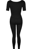 Short Sleeve Jumpsuit (5 Colours)