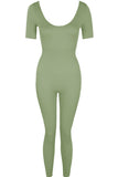 Short Sleeve Jumpsuit (5 Colours)