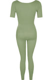 Short Sleeve Jumpsuit (5 Colours)