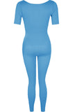 Short Sleeve Jumpsuit (5 Colours)