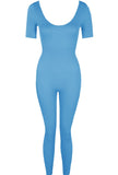 Short Sleeve Jumpsuit (5 Colours)